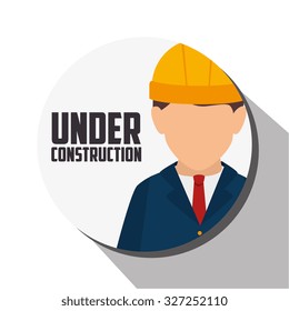 under construction design, vector illustration eps10 graphic 