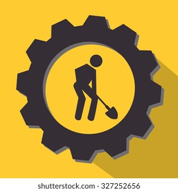 under construction design, vector illustration eps10 graphic 