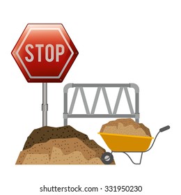 under construction design, vector illustration eps10 graphic 