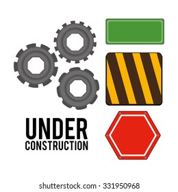 under construction design, vector illustration eps10 graphic 