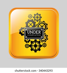 under construction design, vector illustration eps10 graphic 