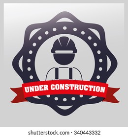 under construction design, vector illustration eps10 graphic 