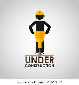 under construction design, vector illustration eps10 graphic 