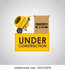 under construction design, vector illustration eps10 graphic 