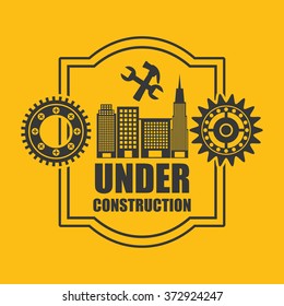 under construction design, vector illustration eps10 graphic 