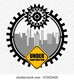 under construction design, vector illustration eps10 graphic 