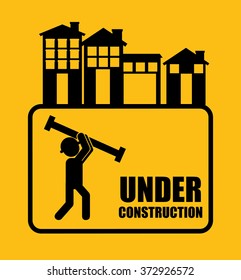 under construction design, vector illustration eps10 graphic 