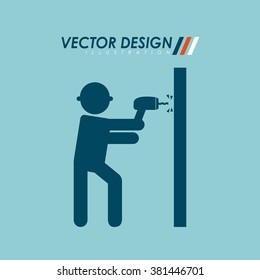 under construction design, vector illustration eps10 graphic 