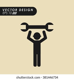 under construction design, vector illustration eps10 graphic 