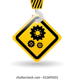 Under construction design. work illustration. repair icon