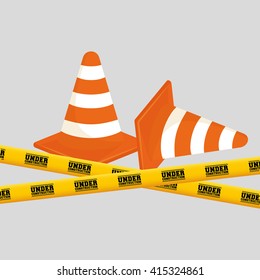 Under construction design. work illustration. repair icon