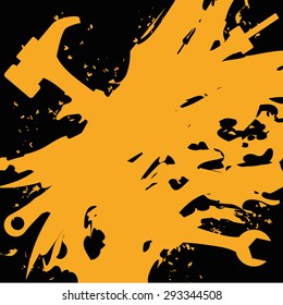 Under construction digital design, vector illustration 10 eps graphic