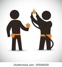 Under construction digital design, vector illustration 10 eps graphic