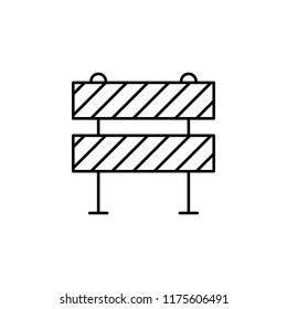under construction. Element of construction icon for mobile concept and web apps. Thin line under construction can be used for web and mobile