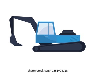 under construction excavator vehicle