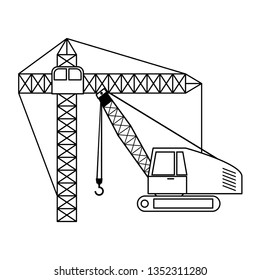 under construction excavator vehicle