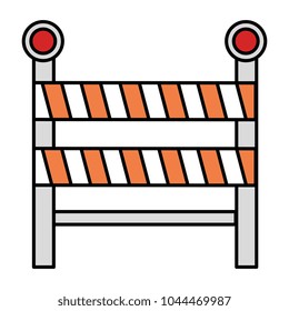 under construction fence icon