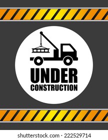 under construction graphic design , vector illustration