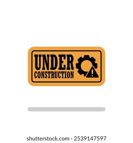 Under construction icon. Colored vector illustration.