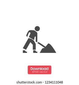 under construction icon sign