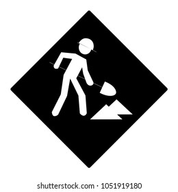 under construction icon vector