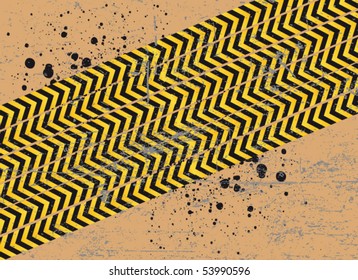 under construction - industrial vector poster