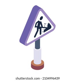 Unter der Konstruktion isometrischer Trendsymbol editierbar 

