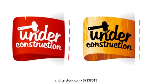 Under construction labels set.