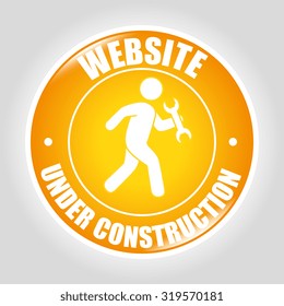 Under construction machinery and equipment design, vector illustration.