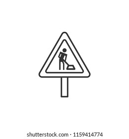 Under Construction Modern Simple Outline Vector Icon