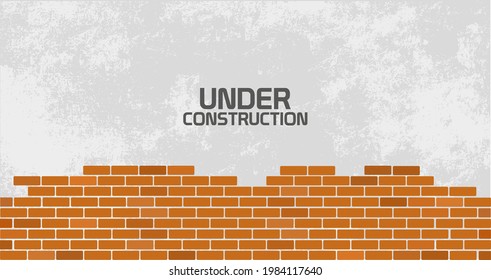 under construction on warning sign.