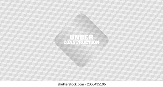under construction on warning sign.