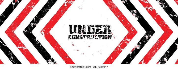 under construction on warning sign.