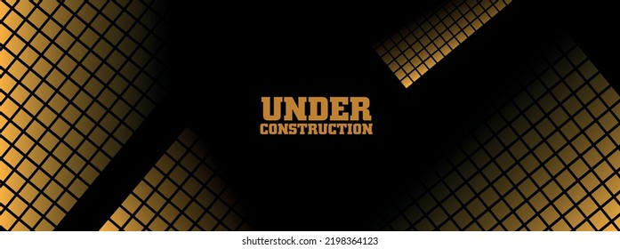 under construction on warning sign.