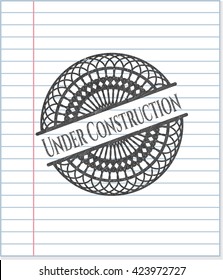 Under Construction pencil emblem