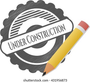 En construcción con lápices