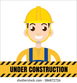Under construction people