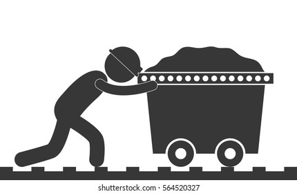 under construction related pictogram image vector illustration design 