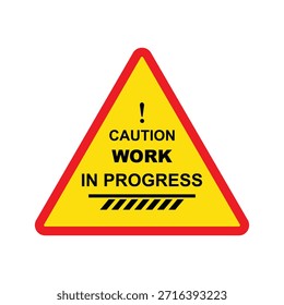 Señal de tráfico en construcción. Señal de tráfico en construcción.