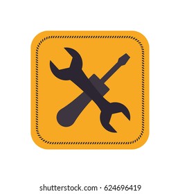 Under construction road sign
