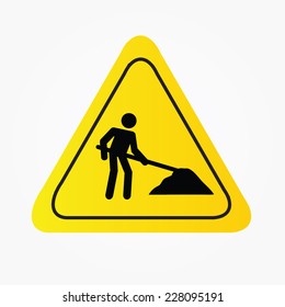 under- construction road sign,under construction sign vector