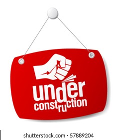 under construction sign