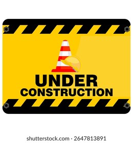 En construcción, Vector de letreros y tableros