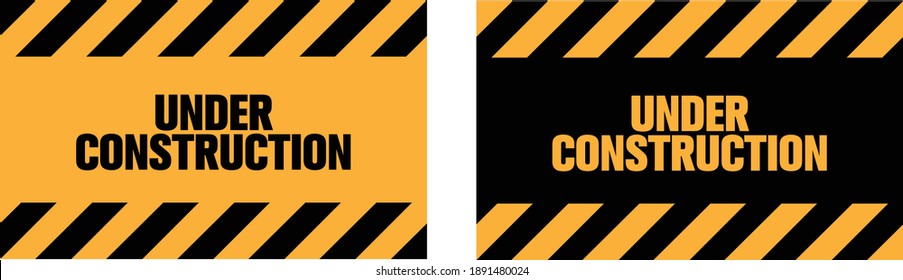 Under construction sign , eps10 vector illustration