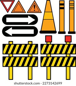 En el símbolo de construcción y conjunto de iconos