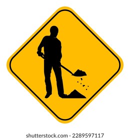 vector de logotipo de signo de construcción