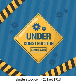 Under Construction Sign Symbol Vector Illustration