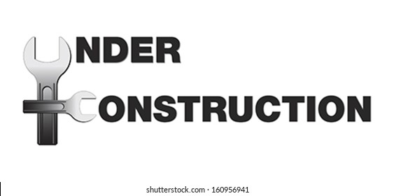 under construction sign; vector
