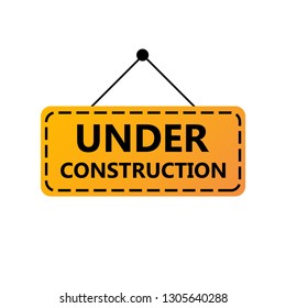 Under Construction Sign Under Construction Website Stock Vector ...