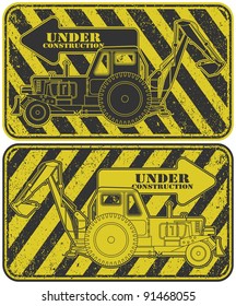 Under construction stamp